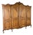 Vintage French Louis XVI Style Carved Oak 4-Door Wardrobe For Sale
