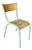 French Mullca Stacking Dining Chair, 1950s For Sale