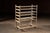 Early 20th Century Industrial Wood Rolling Drying Rack With Steel Hardware For Sale - Image 4 of 9
