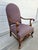 Antique Victorian Style Upholstered Arm Chair For Sale - Image 4 of 11
