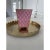 Candy Cane Trellis Holiday Enameled Cachepot For Sale - Image 4 of 9