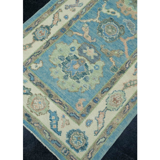 Turkish Oushak Runner Rug 2'11" x 13'2" #17192 Explore a curated collection of hallway runners, wool rugs, and handmade...