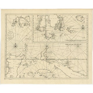 Large Antique Map of a Part of the Spice Islands in Indonesia, 1726 For Sale