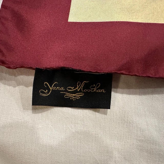 A 21st Century Neoclassical Style Italian Silk Scarves by Yana Movchan For Sale - Image 12 of 12