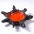Black Brutalist Ceramic Dish, Belgium, 1970s For Sale - Image 8 of 10