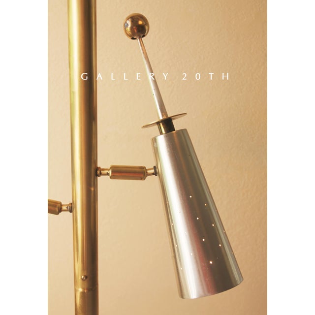 Mid 20th Century 1959 Mid-Century Modern Stiffel Futura Tension Pole Lamp For Sale - Image 5 of 15