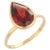 Garnet Cocktail Ring in 18K Gold is a perfect statement jewelry to match with every outfit of your wardrobe. It's just a...