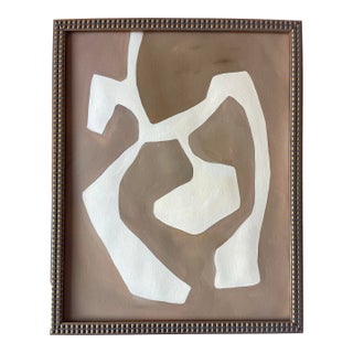 2025 "La Stretta" Modern Botanical Painting on Paper by Artist r.k. Red For Sale