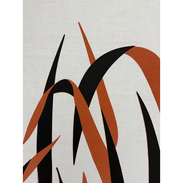 Victor Langer Graphilia Printed Canvas Panel, Circa 1973 For Sale - Image 9 of 12