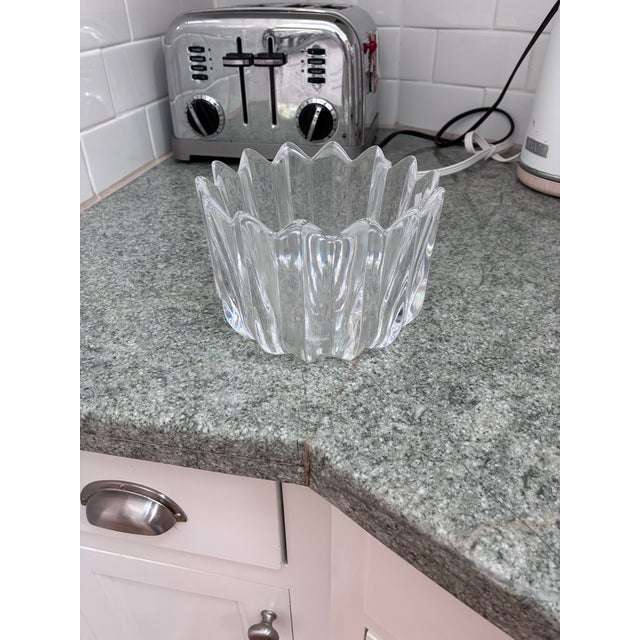 1980s 1980s Orrefors Chunky Crystal Bowl For Sale - Image 5 of 8