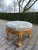 Late 20c French Louis XVI Gold Damask Bench - 1 Pc For Sale - Image 11 of 11