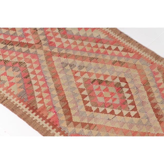 Vintage Minimalist Kilim Rug For Sale - Image 6 of 10
