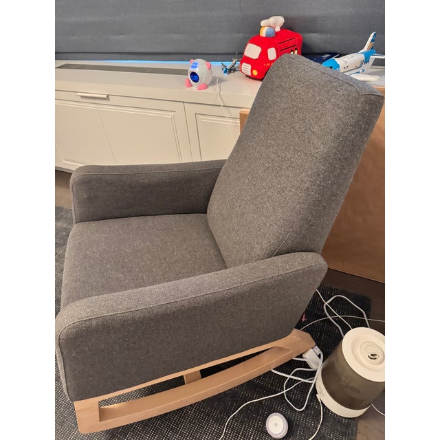 Monte Joya Charcoal Gray Nursey Rocking Chair For Sale In New York - Image 6 of 6
