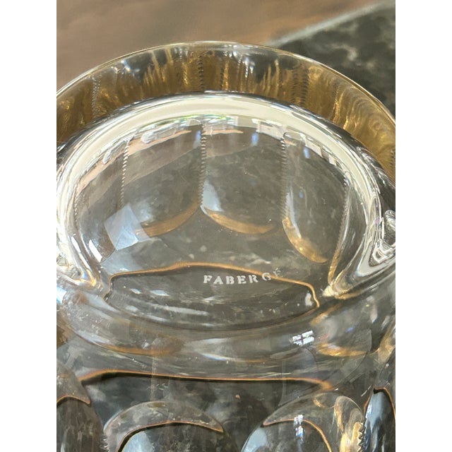 Fabergé Crystal & Gilt Bronze Ice Pail / Champagne Bucket For Sale - Image 4 of 6