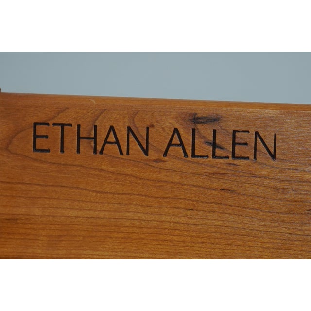 Ethan Allen Georgian Court Cherry Lingerie Chest For Sale - Image 14 of 15