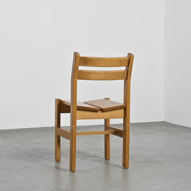 Dining Chairs by Maison Regain for Les Arcs, 1970s, Set of 4 For Sale - Image 3 of 13