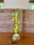 Vintage Italian Tole Floral Table Lamp With Hand-Painted Flowers For Sale - Image 4 of 11