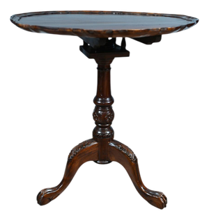 Georgian Revival Tilt Top Table in Mahogany