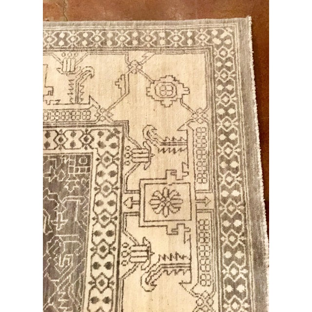 Original Retail $8856, Stylish transitional Kravet Esani Hand Knotted Rug, wool from India, Rug is more of a taupe color...