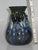 1940s Art Glass Vase Blue Hand Made & Mouth Blown Art Nouveau Style For Sale - Image 4 of 16