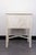 Late 20th Century A Pair of Vintage White Painted Distressed Nightstands For Sale - Image 4 of 8