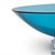 1990s Stephen Schlanser Signed Eclipse Bowl Aqua Art Glass Centerpiece 16", 1992 For Sale - Image 5 of 15