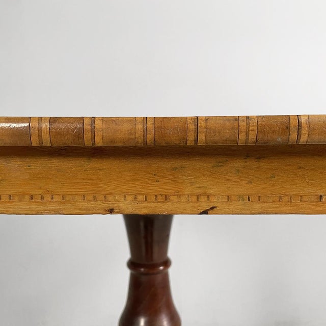 1930s Italian Sorrento Style Wooden Chessboard Table, 1930s For Sale - Image 5 of 15