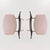 French Velvet Chairs, 1950s, Set of 2 For Sale - Image 9 of 11