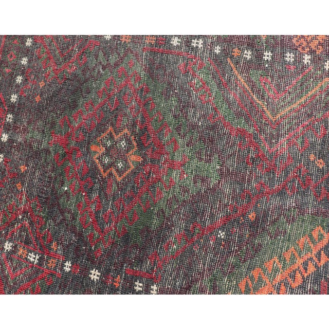 Antique Baluch Tribal Rug With All-Over Geometric in Colorful Design and Motifs 4'6 X 9'10 For Sale - Image 12 of 12