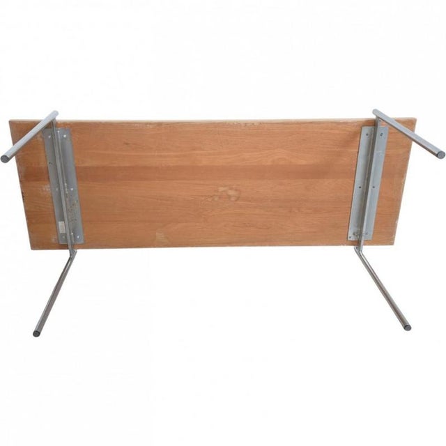 Vintage Coffee Table in Oak by Børge Hansen, 1970s For Sale - Image 15 of 17