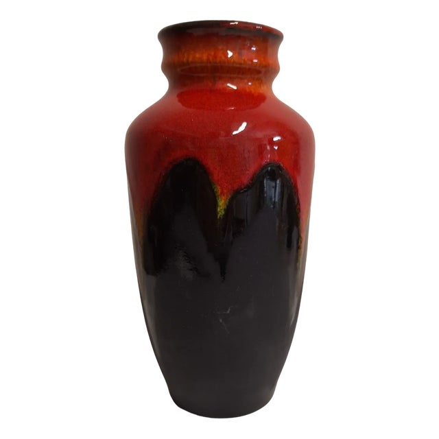 Vintage German Ceramic Vase from Bay-Keramik, 1970s For Sale