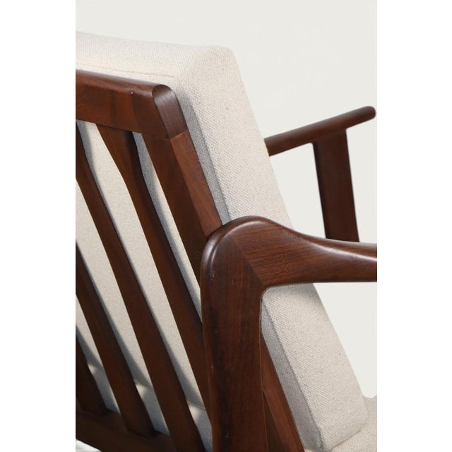 Wood Scandinavian Lounge Chair in Teak, 1960s For Sale - Image 7 of 18