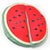 Mid-Century Modern Vintage Watermelon Slice Retro Fruit Pillows - Set of 2 For Sale - Image 3 of 3