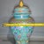 Traditional Pair of Large Vintage Cloisonné Enamel Phoenix & Lotus General Jars For Sale - Image 3 of 9