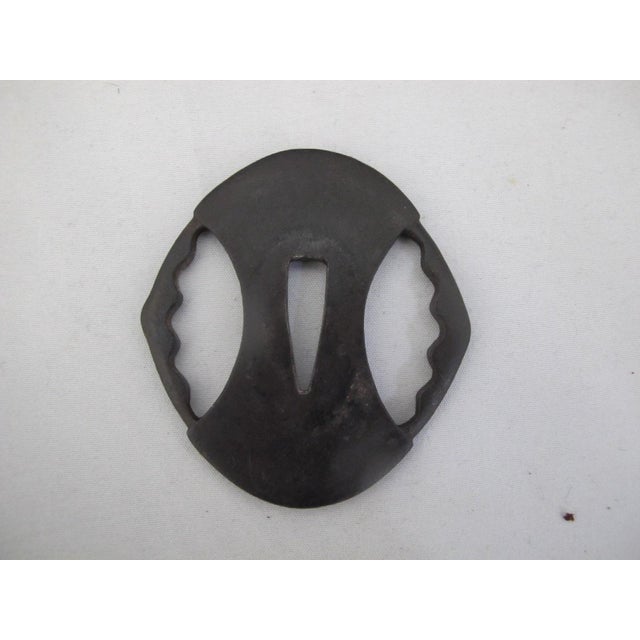19th Century Japanese Openwork Tsuba Katana Samurai Sword Guard Edo Era For Sale - Image 5 of 7