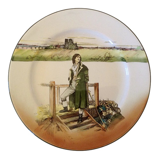 Royal Doulton Dickens Plate, Sydney Carton For Sale
