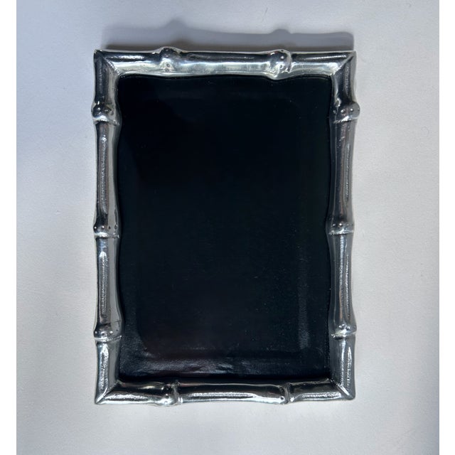 Mariposa Faux Bamboo Cast Aluminum Picture Frame For Sale - Image 14 of 18