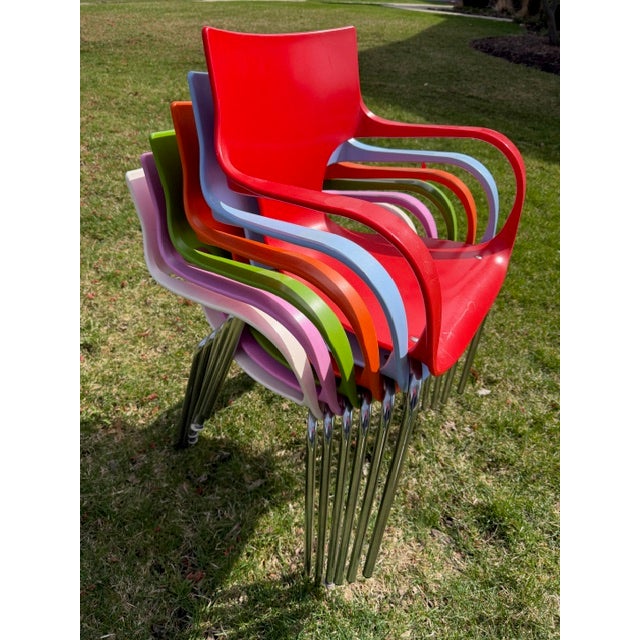 Metal Set of 6 Vintage Jim Chairs For Sale - Image 7 of 12