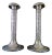 Early 20th Century Silver-plate Candlesticks with Continental Design - A Pair For Sale