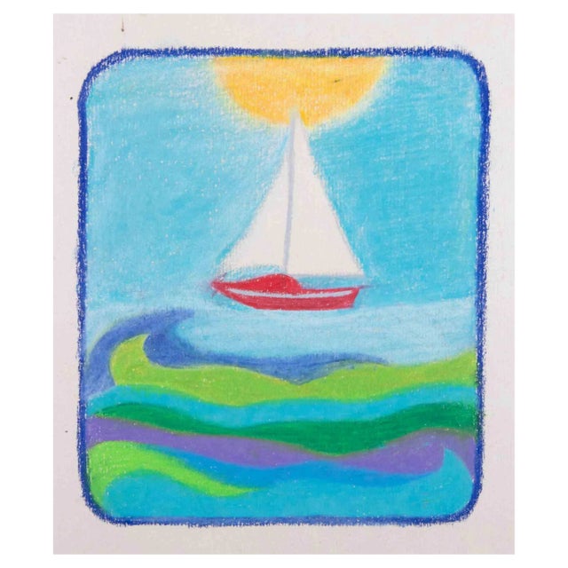 Claude Maillard, View, Original Drawing, 1926 For Sale