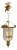 Louis Philippe Brass Bell Form Hall Lantern For Sale