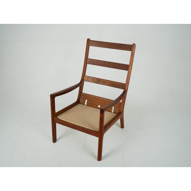 Senator High-Backed Lounge Chair by Ole Wanscher for Cado, 1960s For Sale - Image 10 of 18