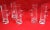 Glass Mid Century Hand Blown Crystal Etched Vodka Cordial Glasses With Applied Handles- Set of 5 For Sale - Image 7 of 12