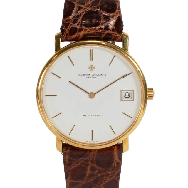 Brand: Vacheron Constantin Gender: Men Metal Type: 18K Yellow Gold Diameter: 35.00 mm Weight: 43.03 grams Gent's 18K...