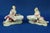 Item description: Pair of large salt cellars in vitrified hard-paste porcelain, polychrome, entirely hand-decorated,...