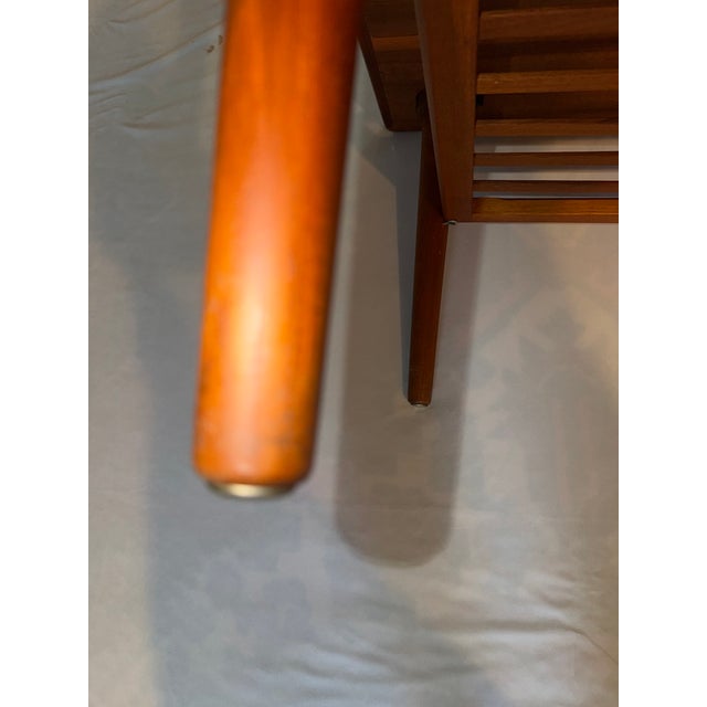 Authentic Mid-Century Modern Model 73 Teak Coffee / Side Table Designed by Holger Georg Jensen by Kubus Denmark 1960s For Sale - Image 9 of 12