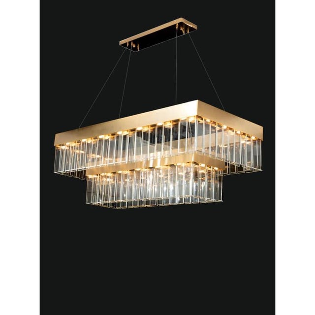 Collection atlas chandelier, metal and crystal, ncs 017/2/90 by jago dimensions: d 90*50 x h 45 cm. Materials: metal,...