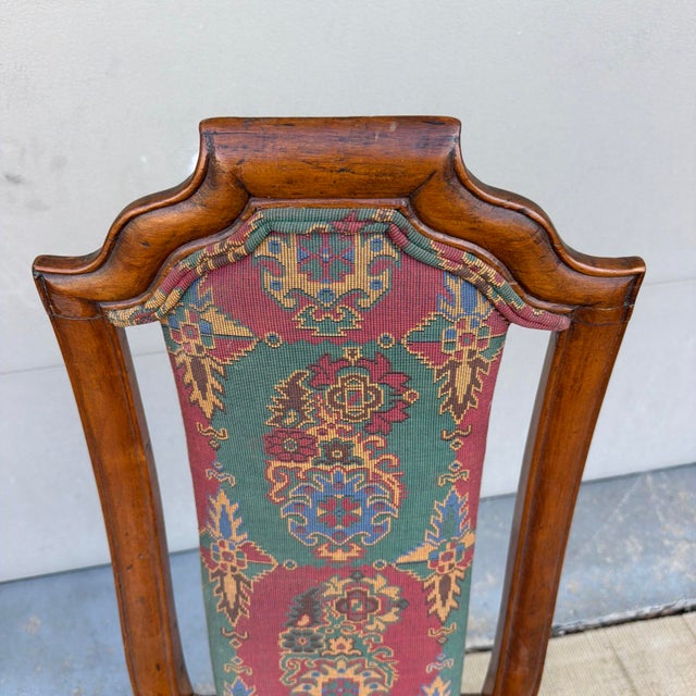 Orange A Very Fine Antique William & Mary Side Chair With Spanish Feet, Boston, Circa 1730 For Sale - Image 8 of 18
