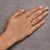 Early 21st Century 10K Yellow Gold 1/10 Diamond Heart and Halo Promise Ring For Sale - Image 5 of 6