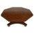 Weiman Walnut Octagon Shape with Pedestal Base Coffee Table For Sale - Image 12 of 12